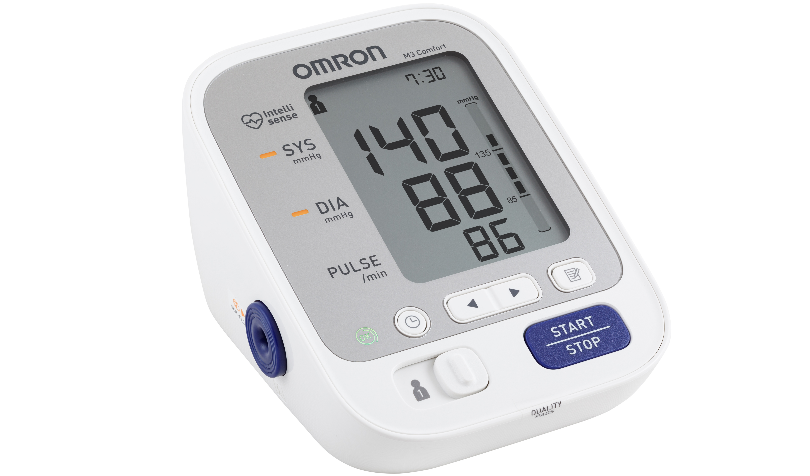 Тонометр OMRON M3 Comfort + адаптер + универсальная манжета (HEM-7134-ALRU)